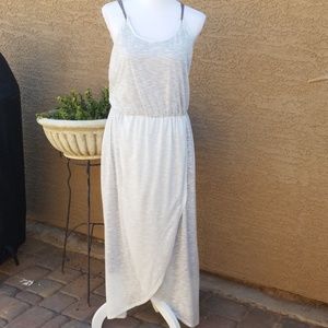 DownEast Basics size M, White/Olive Dress